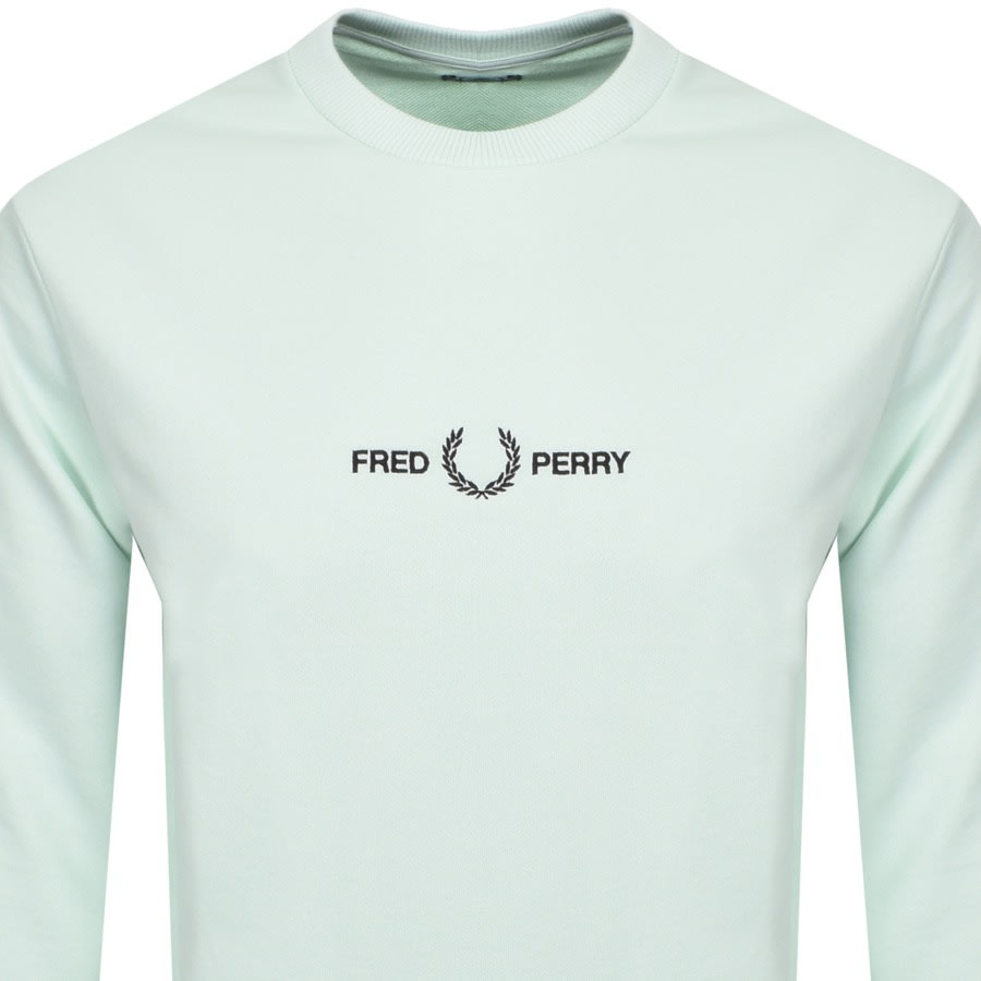 Alternative Image for ProductFred Perry Logo Sweatshirt Green2